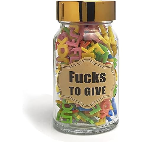 Fucks to Give Fuck Color acrylic Letter Piece, Give a Fuck Gif+ for Birthday Birthday anniversary Christmas Mother's Day, Valentine's Day and other holiday gif+s(80pcs) Cover