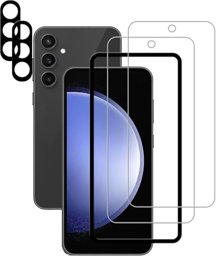 HKKAIS {Ɏqfސ Galaxy S23 FE p KXtB (2) + JtB (2) KX tB Jی YJo[ یtB KChgt