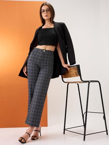 Image of Globus Women Trouser (8909389000958 Grey Checks 30)