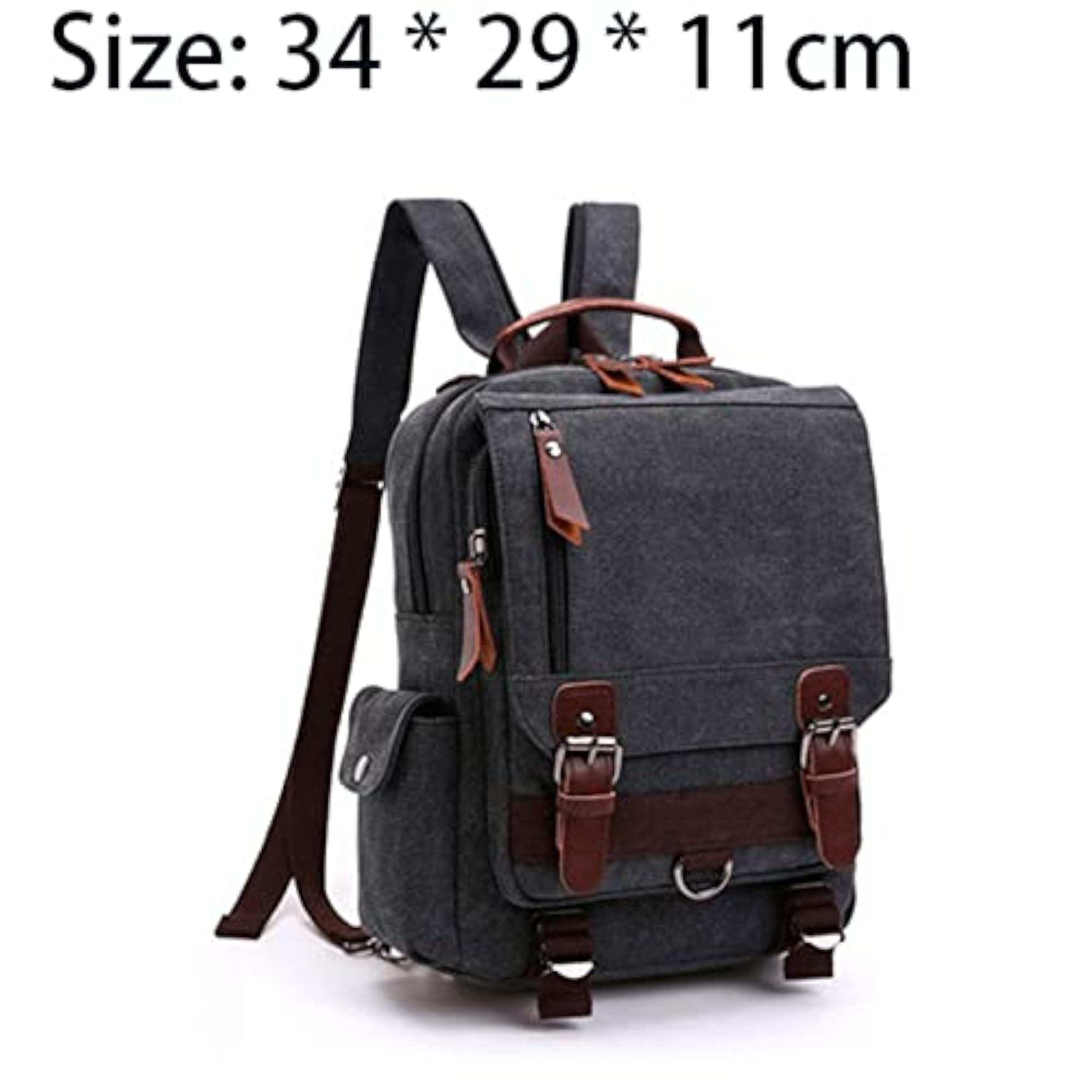 Toiletry Bag for Men, Vintage Canvas Shoulder Bag