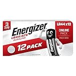 Energizer LR44 Batteries (12 Pack) - A76 Button Cell Battery - 1.5V Alkaline - Toys, Watches, TV Remotes, Security Systems, Home & Medical Devices - Child Resistant Packaging [Amazon Exclusive]