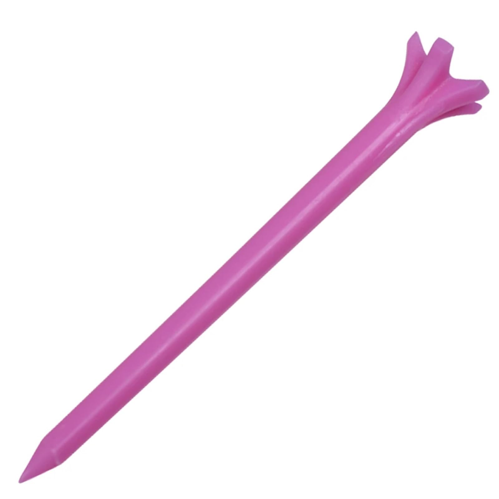 Golf Tee 50 Teile/Paket 6 Farben 70mm Golf-Tee Weniger Widerstand Kunststoff Golf-Tees for Fahrer Oder Eisen FüR Einen Idealen Abschlag