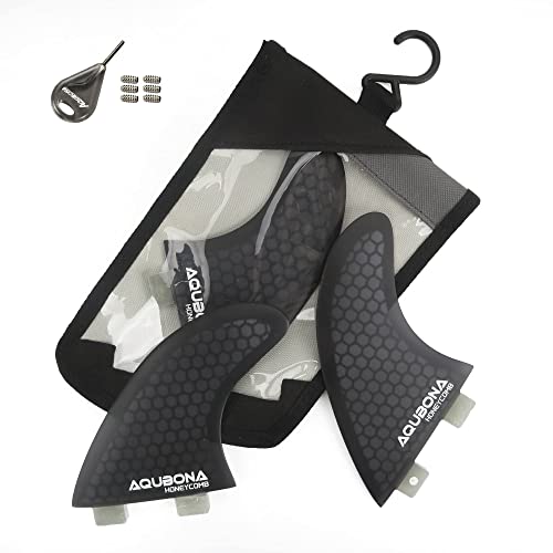 AQUBONA Surfbrett-Flossen, Fiberglas Double Tabs Single Tabs Flossen Cover