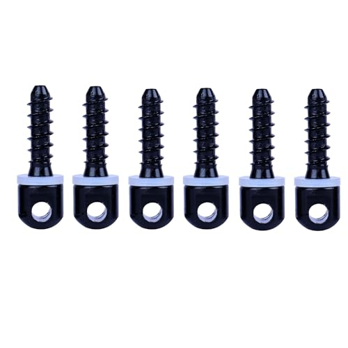 Sling Swivel Studs, Paquete de 6 Tornillos para Madera de 3/4 pulgada miniatura 2