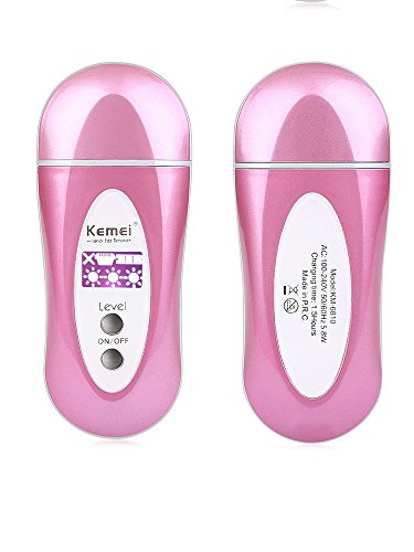 Kemei6810 Infrarot Haarentfernung Frauen Schmerzlos Elektrische Haarentfernung Gerät Rasur Elektrorasierer Epilierer Rasur Lady Rasierer, Rosa