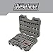 CRAFTSMAN OVERDRIVE 99-Piece Gunmetal Chrome Mechanics Tool Set, Standard SAE/Metric Socket Set, with Hard Case (CMMT99099)