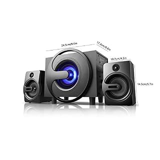 LIQIANG Enceintes De Bibliothèque Actives 4"- Haut-Parleur 2.0 pour Ordinateur - Moniteur De Studio Amplifié – Image 6