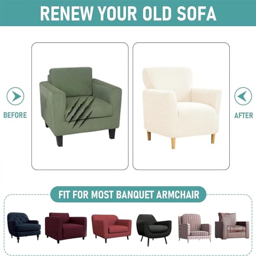 Fundas elásticas para sillón protector de elastano anti manchas 5