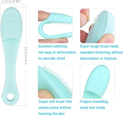 Generic Silicone Manual Facial Cleansing Brush Multicolour - Image 4