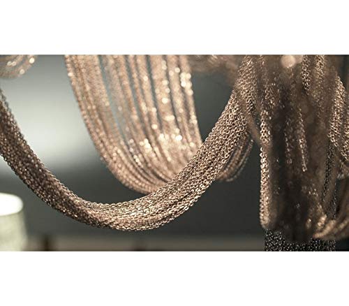Maxim 21465Nkpn Chantilly Jewelry Chain Chandelier, 10-Light Xenon 400 Total Watts, 35"H X 22"W, Polished Nickel #TOP3