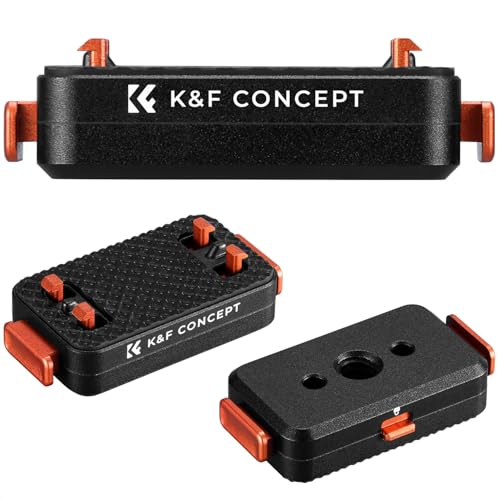 K&F CONCEPT Magnetische Schnellwechselhalterung für Insta360 X5/X4 Air Ace Pro 2 Aluminiumlegierung Halterungsbasis 1/4 Schraubenloch für Stativ Selfie-Stick-Ständer Actionkamera Zubehör