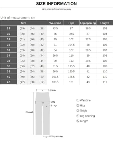 Men's Summer Thin Stretch Elastic Waist Business Straight Denim Trousers Classic Baggy Jeans4