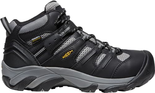 Image of KEEN Utility Men's Lansing Mid Height Steel Toe Waterproof Work Boots