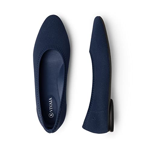 VIVAIA Almond-Toe Ballet Flats Women's Casual Flats Slip on Comfortable shoes cute flats for women(Tamia 2.0)
