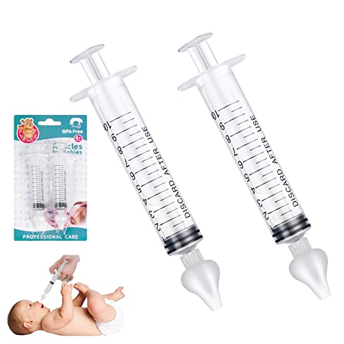 JUSONEY seringue nasale bebe - Professionnel mouche bebe irrigateur avec des embouts nasaux en silicone de haute qualité propres et réutilisables (2 pièces) Cover