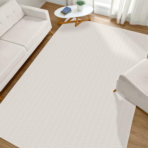 Tapete Antiderrapante Casa Bouclé Off White