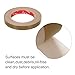 MECCANIXITY Cloth Bookbinding Repair Tape Roll 0.5 Inch x 45 Yards Brown