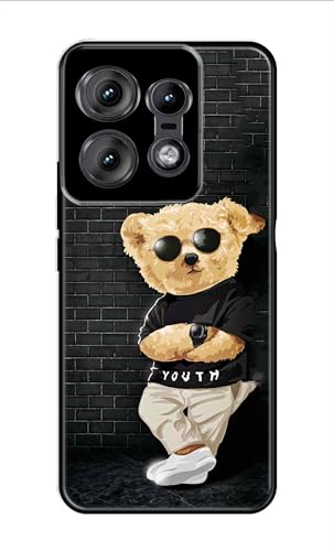 Image of Metal TPU Printed Back Cover for Motorola Edge 50 Pro 5G (Cartoon Panda) 360 Degree Protection | Camera Protection -25092024(AH)