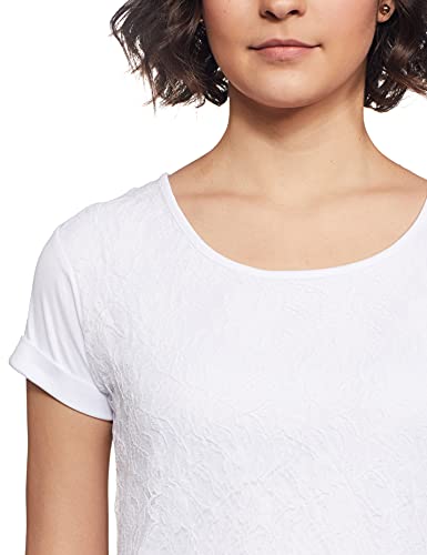 Image of Easybuy Women's Regular T-Shirt (AU21MN02LS White S