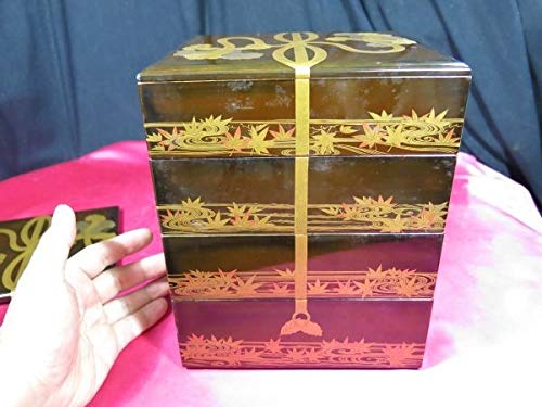 専用‼️ 江戸時期 龍田川蒔絵 8客 共箱つき 専用‼️ 江戸時期 龍田川