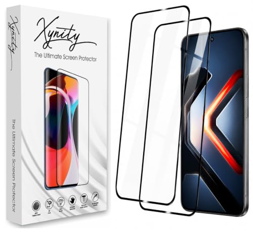Image of Xynity Ultra Tempered Glass for Infinix GT 30 Pro /GT 30 (Pack of 2) - Edge to Edge Full Screen Coverage with Easy Installation Kit