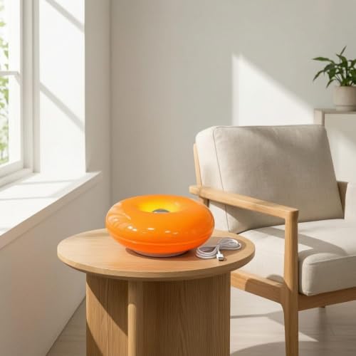 Image of Touch Control Donut Lamp Stepless Dimmable Led Table Lamp