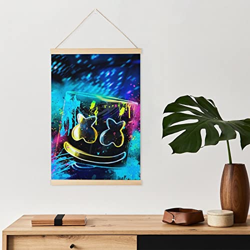 Beciga 16X24 Inch Mar-Shm-Ello Poster With Magnetic Poster Hanger, Magnetic Poster Frame, Wooden Frame Hanging Magnetic Picture Frames Used For Photo Picture Scrolls Canvas Artwork Wall Hanging #TOP7