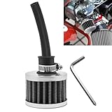 Lxsloet 212cc Air Filter Valve Cover Breather Filter, Air Filter Exhaust Pipe Kit Compatible with