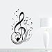 skyllc® Impermeable Vinilo Music Note Pared Sticker Decal Decoración de la Habitación