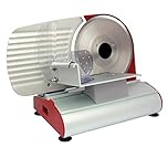 RGV Affettatrice 220 Mary - Affettatrice Professionale 200W in Alluminio, Lama Ø220mm Estraibile, Spessore Regolabile Fino 14 mm