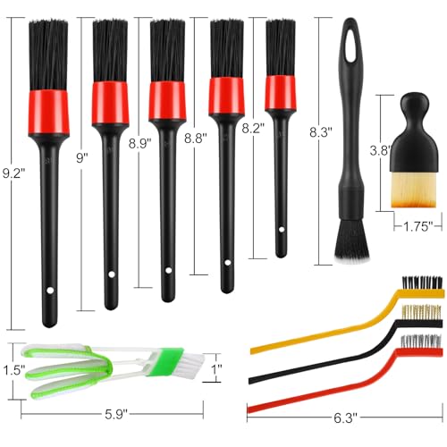REGUICORP 13PCS Car Detailing Brush Kit