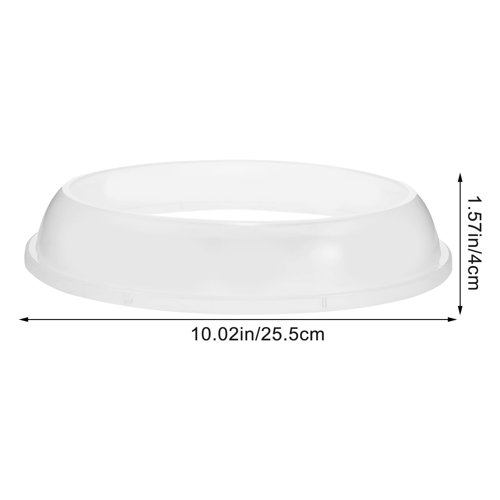 VOSAREA Cotton Candy Machine Cover,Plastic Dome Bubble Shield Hood for Commercial Candy Floss Maker Machine Candy Floss Maker