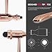 MDF Instruments, Rose Gold Tromner Neurological Reflex Hammer with Pointed Tip Handle for Cutaneous and Superficial Responses - Free-Parts-for-Life (MDF555) (Rose Gold/Black)