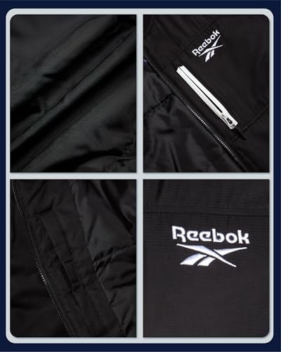 Reebok Mens Insulated Bomber Jacket for Golf, Gym & Hiking - image 5