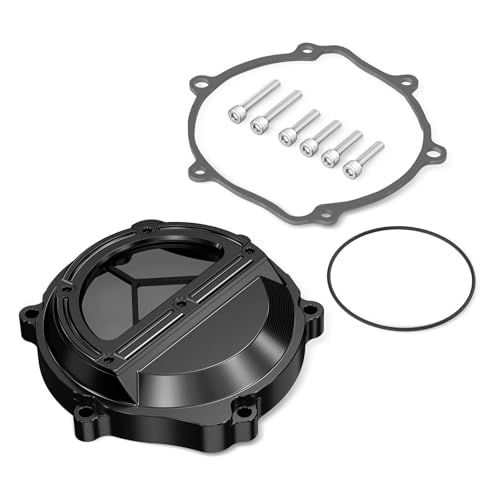 Cache carter moteur noir Yamaha YZ 85 avec hublot de contrôle transparent