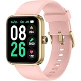 EURANS Smart Watch 45mm, Fitness Watch with Heart Rate/Sleep Monitor Steps Calories Counter, IP68 Waterproof Activity Tracker Compatible with Android iOS