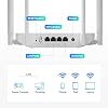 DBIT AC1200 WiFi Router 2.4GHz +5GHz Dual Band MU-MIMO Wireless Internet Router with 4 Gigabit Ethernet Ports, 4 x 5dBi Antennas, Bridge & Repeater Mode, EasyMesh, Guest Network (T18-21K) 6