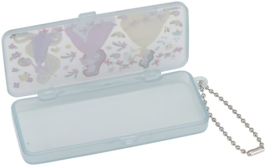 Skater ZBMLC1-A Bandage Case, Medicine Case, Cotton Swab, Accessories, Small Items, Travel, Chain Included, Disney Princess