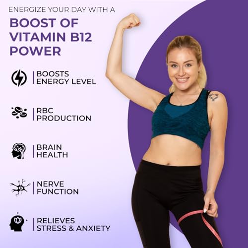 Image of THE BODY RESERVE Vitamin B12 Tablets 1500 mcg as Methylcobalamin Vitamin B12 Supplements for Men & Women -90 Veg tablets (3 Months Supply Pack)