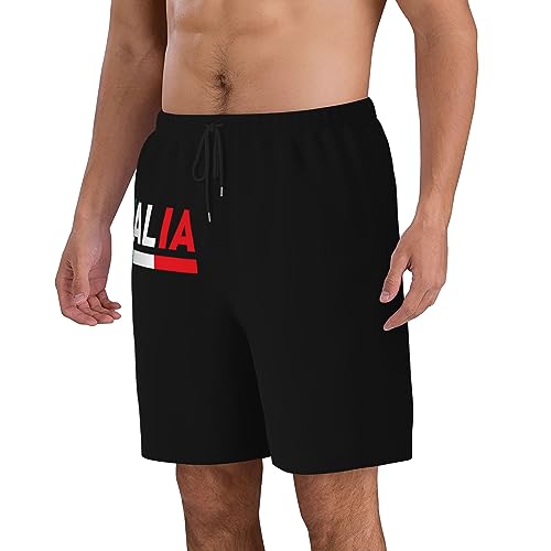 Italia Italy Italian Flag Mens Swim Trunks Quick Dry Swim Shorts Swimwear Bathing Suits with Pockets3