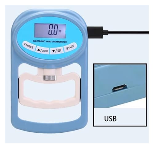 Dynamomètre numérique 120 kg avec écran LED et recharge USB