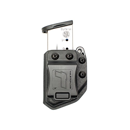 Tulster Universal .45Acp Single Stack Mag Carrier Echo Carrier Iwb/Owb (Black) #TOP10