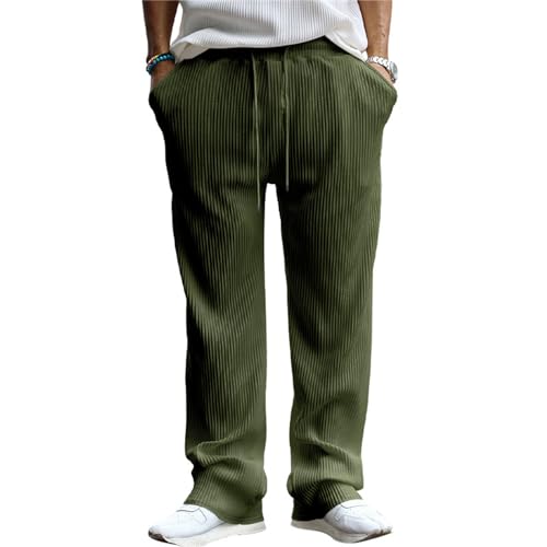 STRETCH CHINO RIBBED EASY PANTS カーキ　サイズ3 chino-pants-light-green-