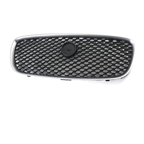 Rejillas Frontales Radiador Rejilla De Malla Superior Del Parachoques Delantero Para Jaguar Para XF XFR 2016 2017 2018 2019 2020 Accesorios Coche Red Mediana(Plata)