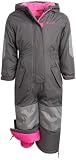 Pink Platinum Girls' Snowmobile Snowsuit, Size 6X, Charcoal