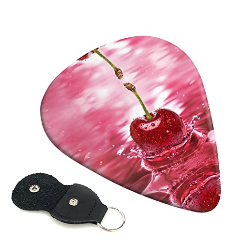 Ensemble de 6 médiators de guitare Red Cherrys pour guitare acoustique, guitare électrique, basse, ukulélé – fin, moyen… - Les Beatles, Paul McCartney, John Lennon, RIngo Starr, George Harrison Ensemble de 6 médiators de guitare Red Cherrys pour guitare acoustique, guitare électrique, basse, ukulélé - fin, moyen…
