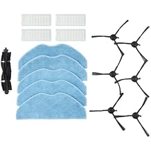 Replacement Kit for Tefal for X-Plorer for Serie 75 S+ Sweeping Robot - Side Brush, Filter, Mop Cloth, Main Brush