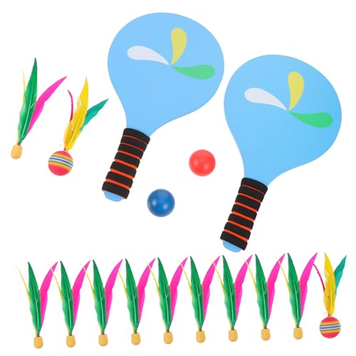 Kit badminton adulte Anneome pour jouer facilement au parc avec raquettes rigides durables