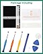 Ersatz-LCD-Bildschirm für Samsung Galaxy Tab A7 10.4 (2020) T500 LCD Display Touch Digitizer Assembly SM-T500, SM-T505 Reparatur-Sets (weiß)