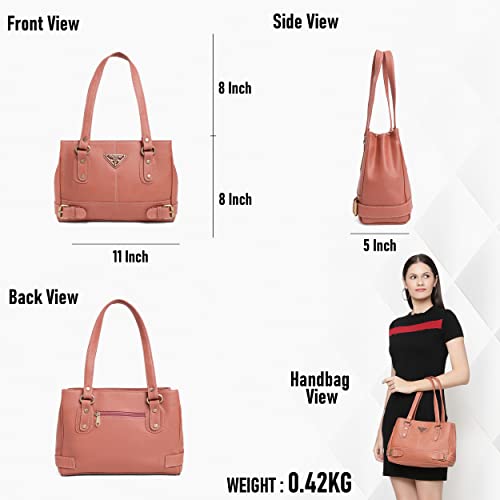 Image of Fostelo Women's Nightingale Satchel Tote Handbag for Women | Ladies Purse | Stylish Shoulder Bag | Gift For Women